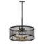 Luminaire tambour suspendu 4 lumières loc