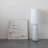 Analysa Stoneware Floor Lamp with Reactive Glaze and Linen Shade