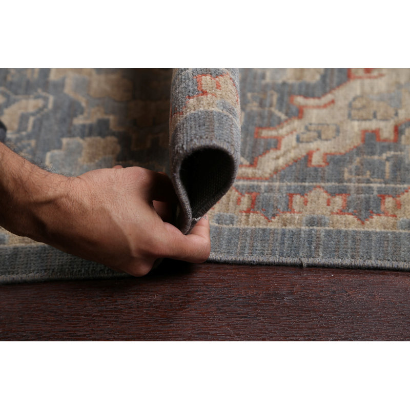 Tapis oriental en laine beige