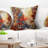Artistic Brown - Abstract Printed Pillow-30030506-30030508