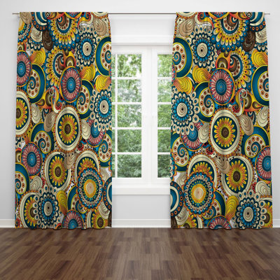 Semi Sheer Curtain Pair