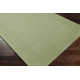 Dolma Hand Loomed Wool Medium Green Rug