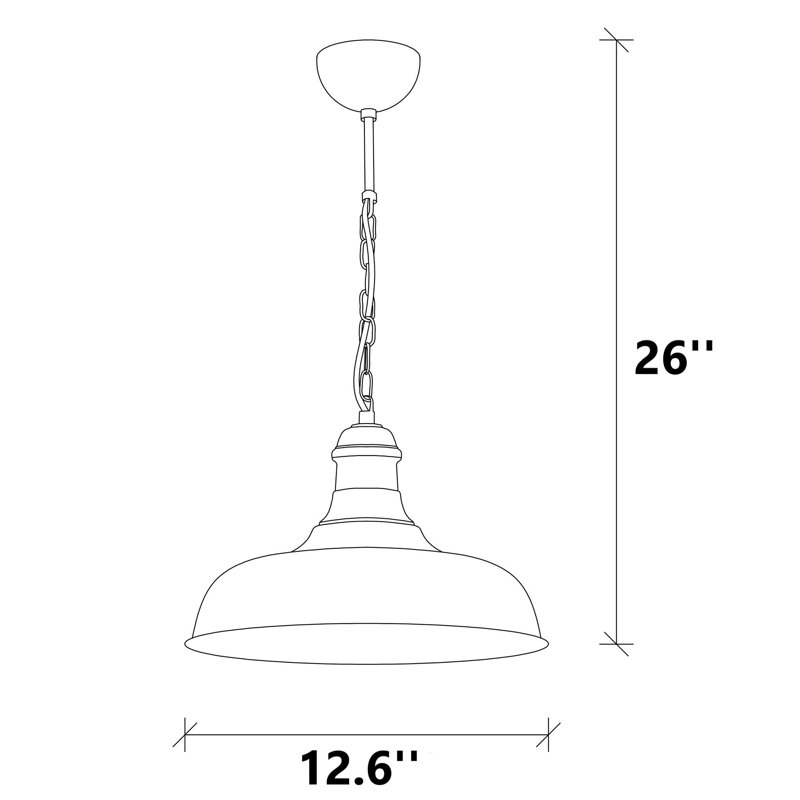 Lustre scandinave glamour, corps en métal doré, 12,6 po x 12,6 po x 25,9 po | Douille E27, 40 W maximum | Longueur du câble réglable: 35,4 pouces | Éclairage élégant pour la décoration intérieure moderne, design élégant pour les salons et les s