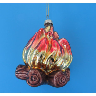 2.75'' Glass Hanging Figurine Ornament
