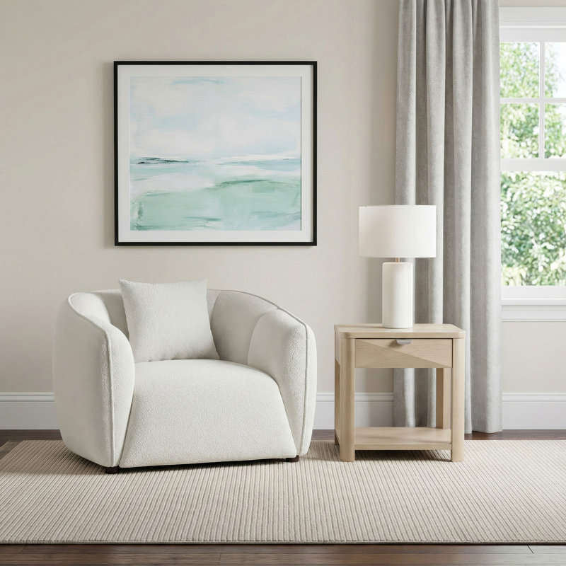 Chaise rembourrée Wilta, Sable