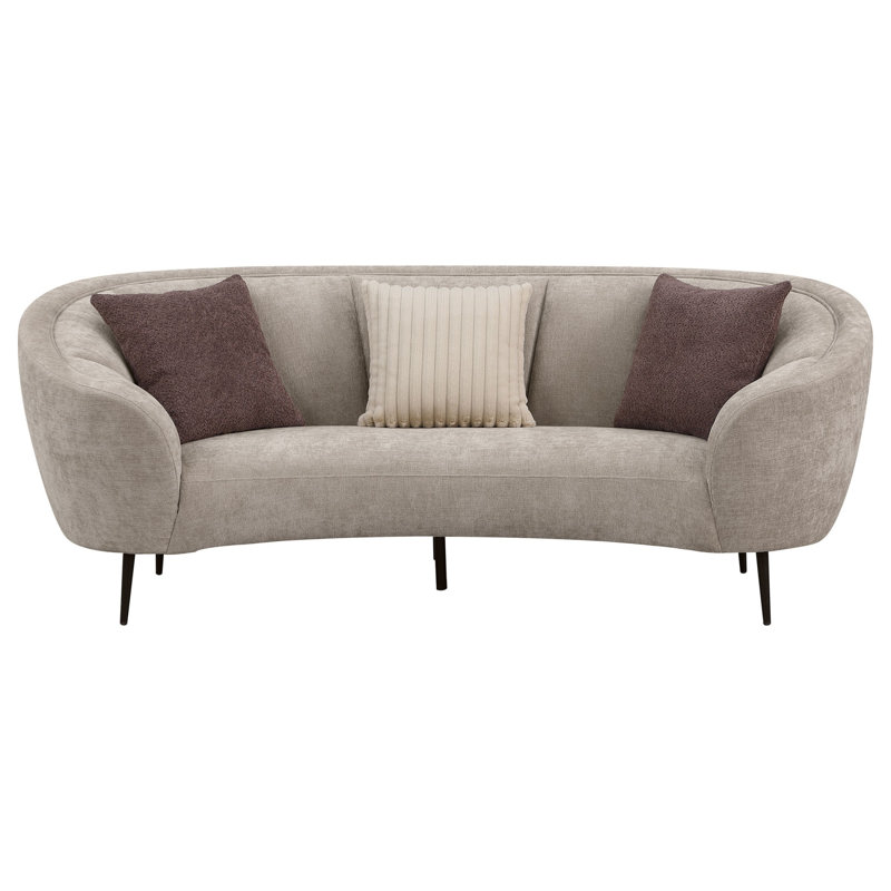 Canapé Mid-Century moderne rembourré pour le salon, 3