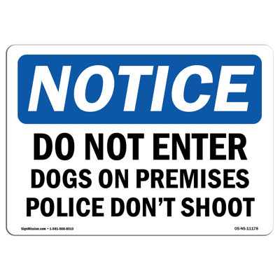 Ne pas entrer le chien sur les lieux de la police