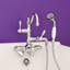 Robinet de baignoire thermostatique avec poignées en croix avec douchette par Strom Living-17490871