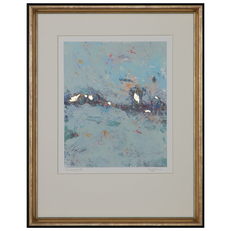 «Coalesce V» par J.Johns - peinture encadrée