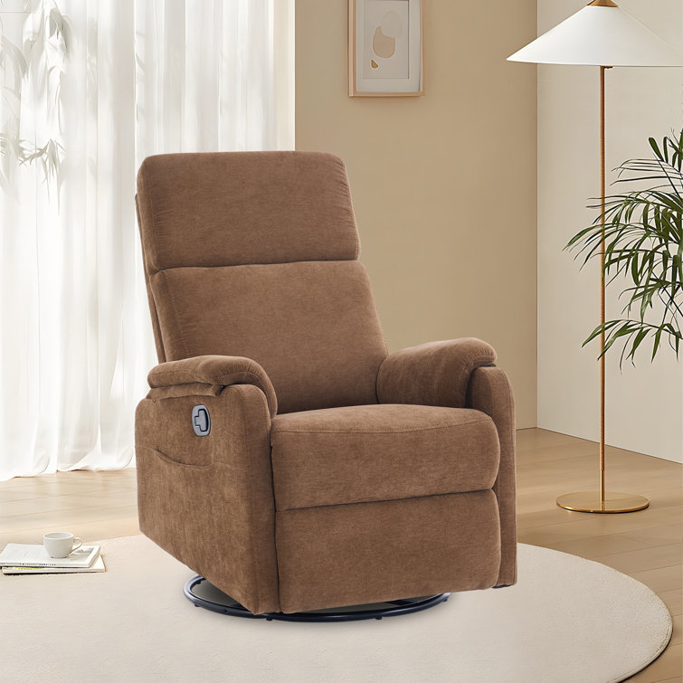Mordern Design Swivel Rocker Recliner With Super Soft Padding Seat