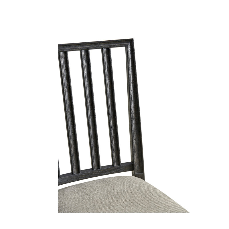 Umbra Upholstered Dining Chair, Ebonized Black