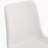 White Artificial Leather Backrest Cushion Dining Chair, Black Metal Legs, Curved Widened Cushion Design For More Comfort, Suitable For Restaurants, Kitchens, Bedrooms, Offices.(4 Chairs)-701719512