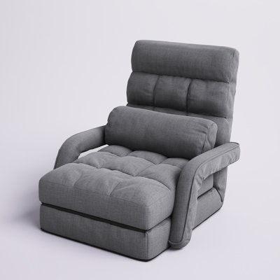 Canapé-lit pliant avec accoudoirs et coussin Trule
