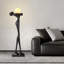Lampe sur pied unique en résine 68,89 pouces, lumière d'art moderne pour décoration intérieure-2100671420