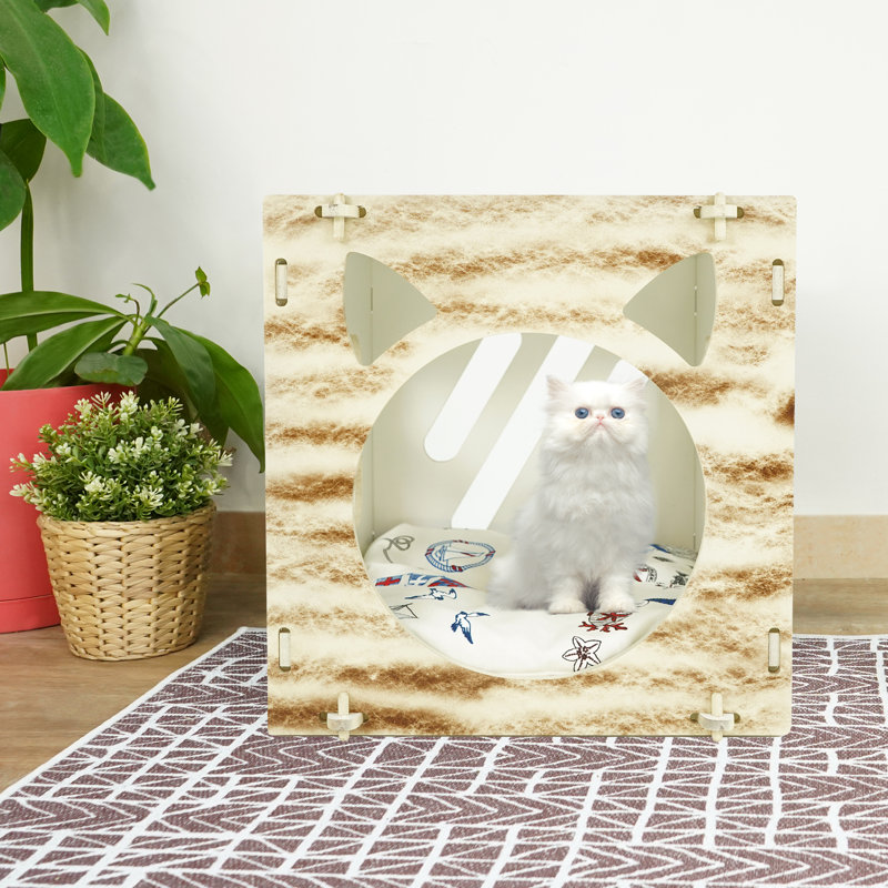 Lit pour chat Donell, Crème