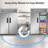 27.19 Cu Ft 770L Commercial Dual Temperature Zone Refrigerator With Built-In Freezer
