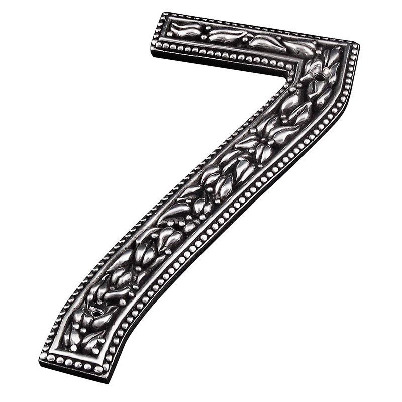 5 po. Numéro de maison San Michele, Bronze frotté à l'huile, 7