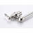 Wall Mounted Pot Filler Faucet In Brushed Nickel, 360 Swivel, Foldable Arm For Convenience, Double Handles To Dripping, Surface Kitchen Mount Folding Feature Save Space, Even Water Flow, Corrosion-616960404