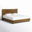 Cortina Live Edge Solid Oak Bed-98847114