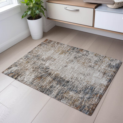 Premium Machine Washable Lyndhurst AMF1179 Modern Rug