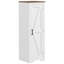Armoire de rangement Farmhouse avec tablette réglable, porte de grange simple pour l'organisation du salon et de la cuisine