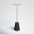 Maisel Metal and Marble Pedestal End Table-1805602968-1805603045