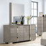 Commode 6 tiroirs avec miroir Warddy