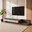 Extendable TV Cabinet with 3 Drawers | Adjustable Width 200-330cm | tv unit in Walnut, Grey & Dark Walnut for 75-100" TVs for Living Room & Bedroom  Modern Minimalist Style-1716549353