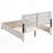 White Eastern King Storage Panel Bed-1056891167-1056891165