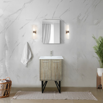 Ensemble de miroir de meuble-lavabo simple l 24 po x P 20 po Lancy