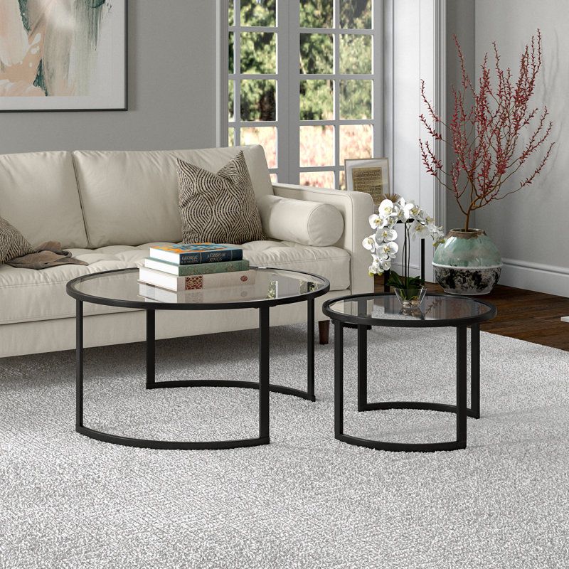 Frame Coffee Table, Blackened Bronze