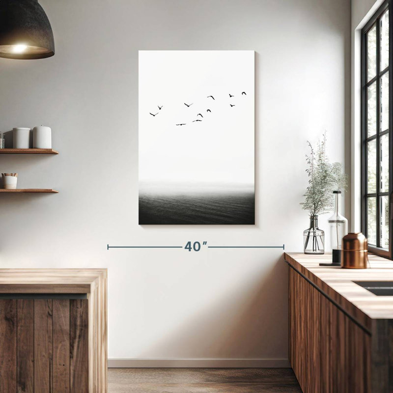 Brampt Flight At The Seaside, 39" H x 26" W
