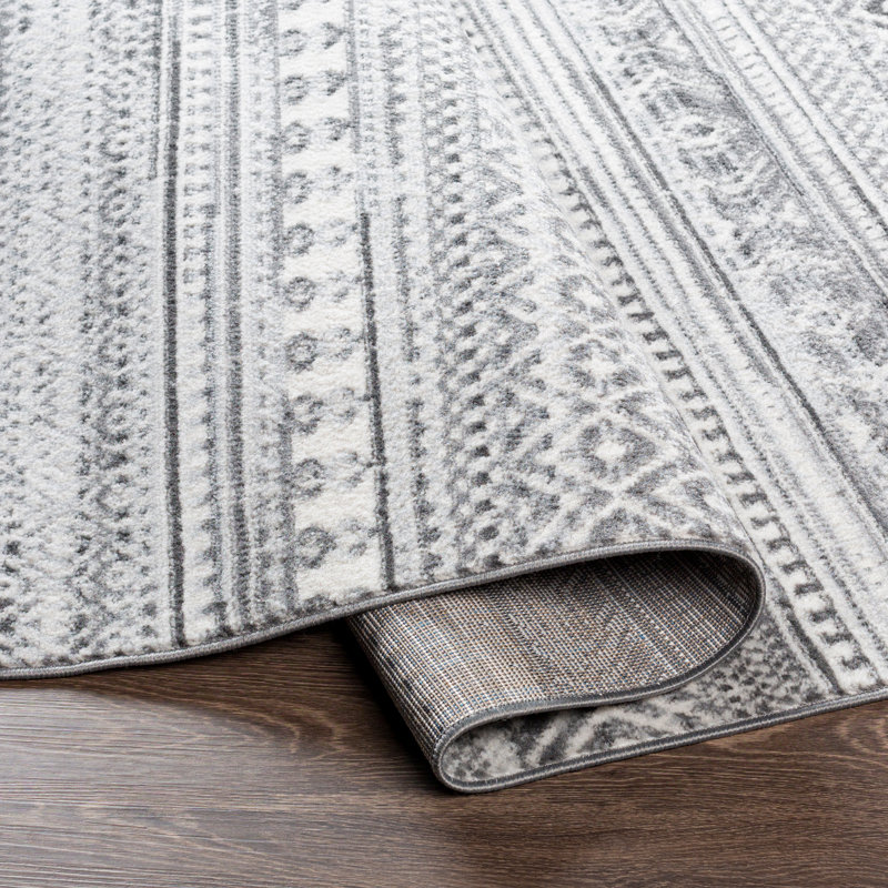 Lipson Geometric Indoor Rug, Rectangle 6'7" x 9'