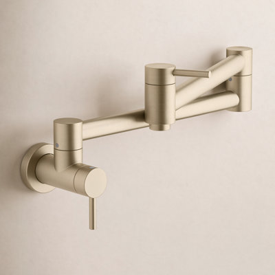 Circular Pull-Down Pot Filler
