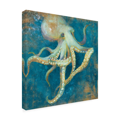 «Ocean Octopus on Canvas» par Danhui Nai, peinture