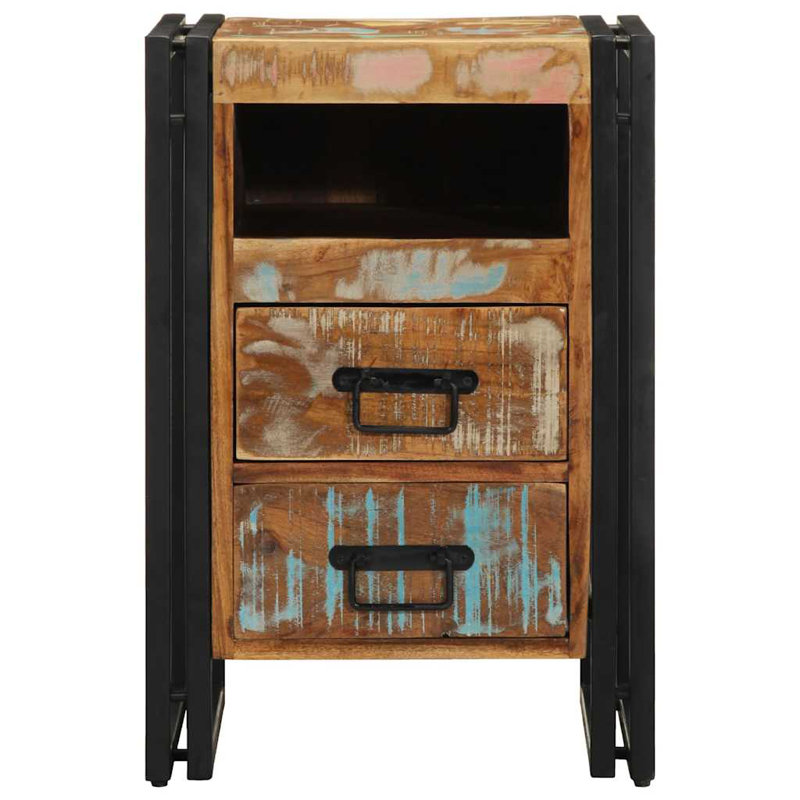 40cm W Iron Bedside Table