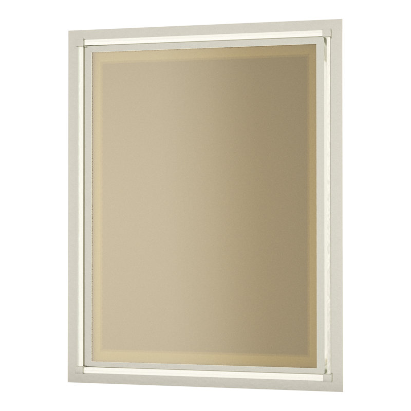 Rook Industrial Beveled Accent Mirror, Sterling