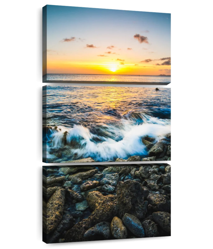 Kralendijk Axil Sunset, 27" H x 12" W