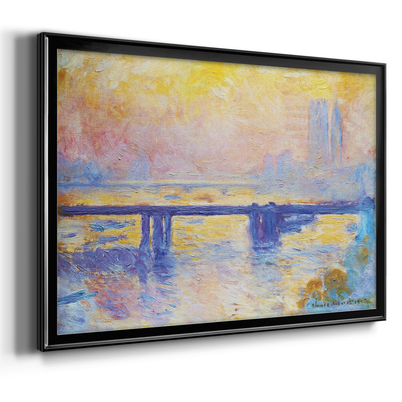 Pont Charing Cross, 1903 01, H 14 po x l 20 po x P 1,5 po, Noir