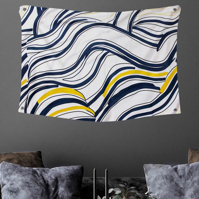 Tapisserie en microfibre, H 50 po x l 60 po