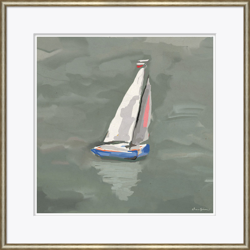 White Sloop Giclee Print by Dana Gibson