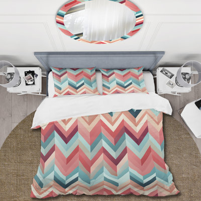 Modern Chic Chevron Pattern I Duvet Cover