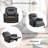Staphanie Faux Leather Recliner
