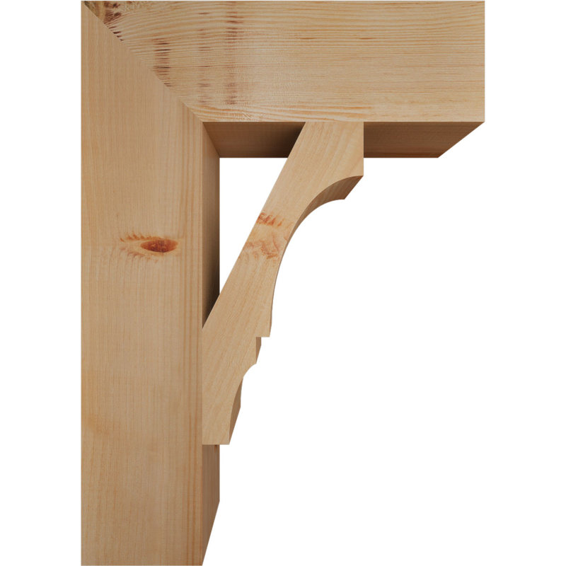 Support de bloc Balboa, Sapin de Douglas lisse, L 5 1/2 po x P 20 po x H 28 po