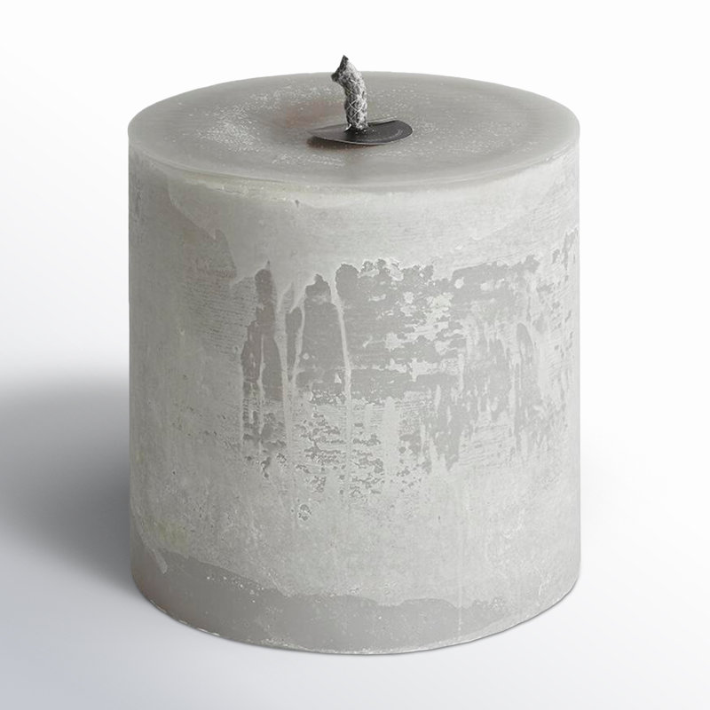 Bougie pilier super non parfumée, Lin