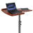 Robertson Angle and Height Adjustable Mobile Laptop Computer Table with Cherry Top