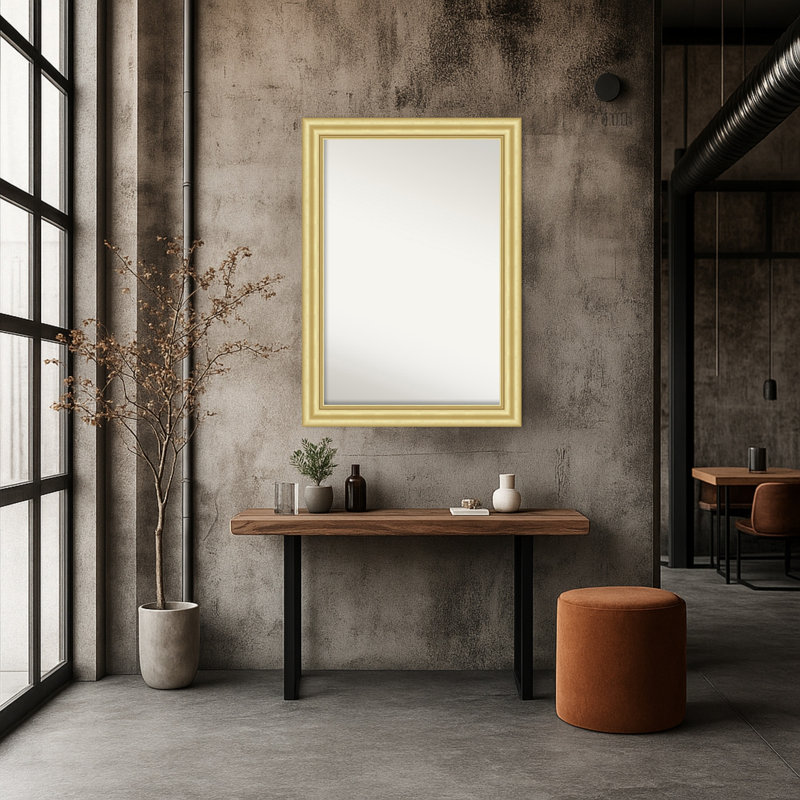 Miroir mural Sophia, 29,5 po x 41,5 po, Doré