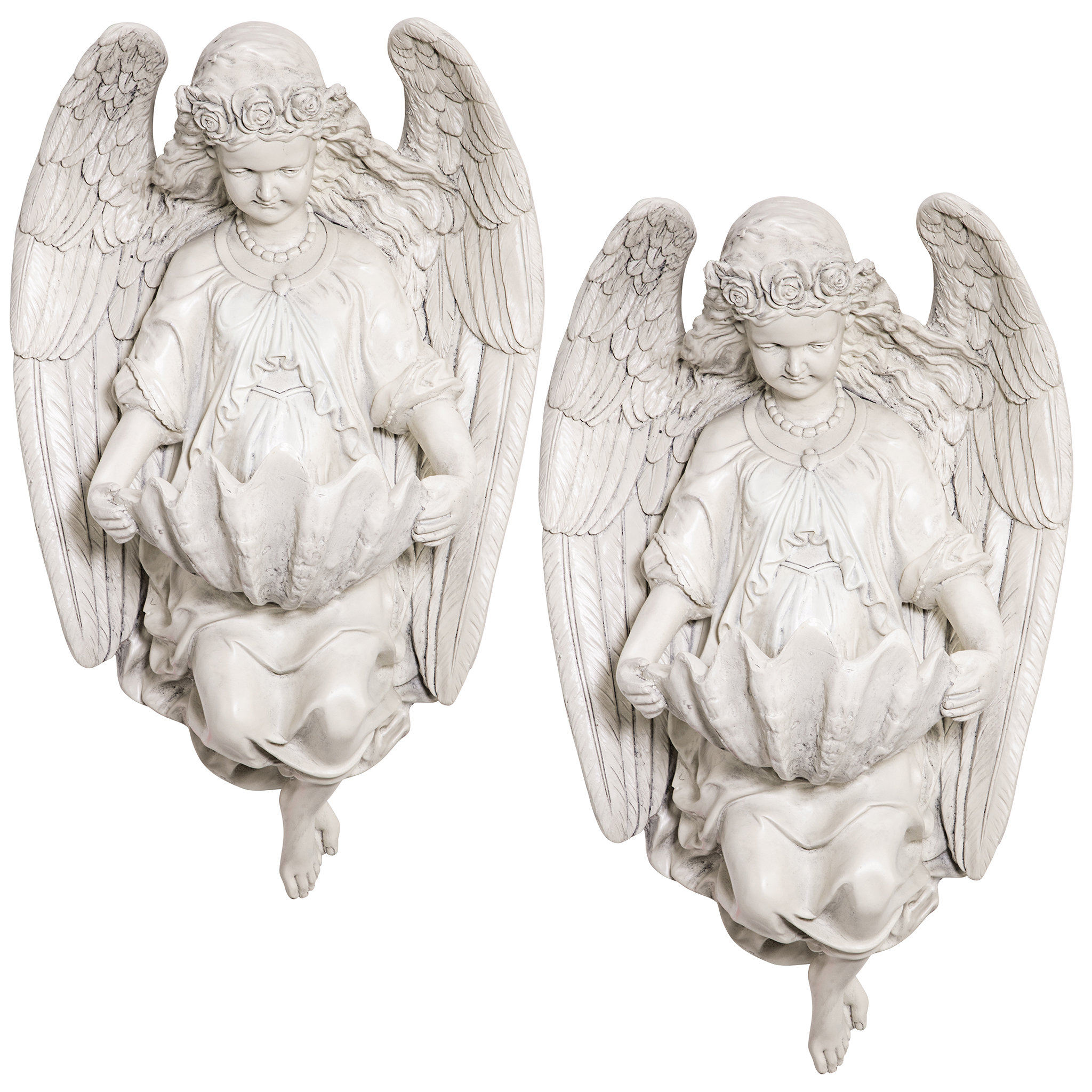 Angel Handmade Resin/Plastic Religious And Spiritual Wall Decor