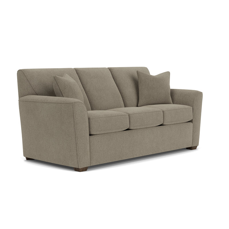 Upholstered 78'' Sofa, Dark Gray Polypropylene/Olefin