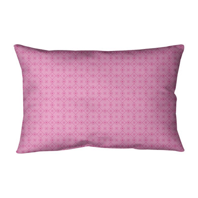 Coussin lombaire en coton Katelyn Elizabeth Doily